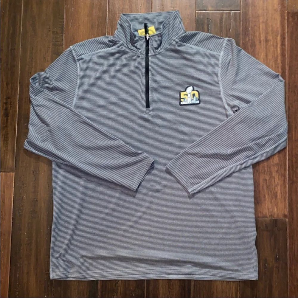 Super Bowl 50 Half Zip Light Jacket